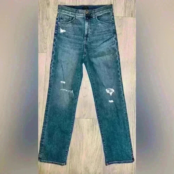Express super high waisted modern straight jeans NWOT - Picture 1 of 3